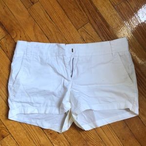 J.crew white chino shorts